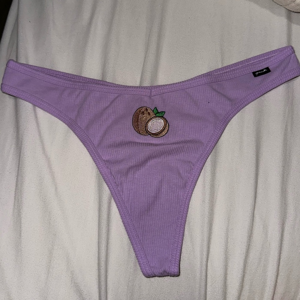 NWT VS Pink Lavender Coconut Thong